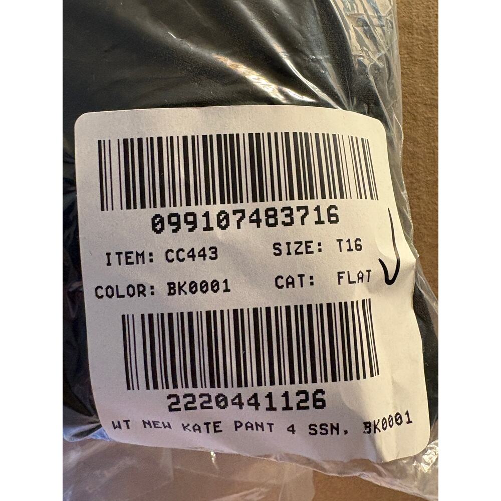 J Crew Kate Pants 16 16T T16 Tall Black NWT Stretch Straight Leg Trouser CC443 - Picture 8 of 8